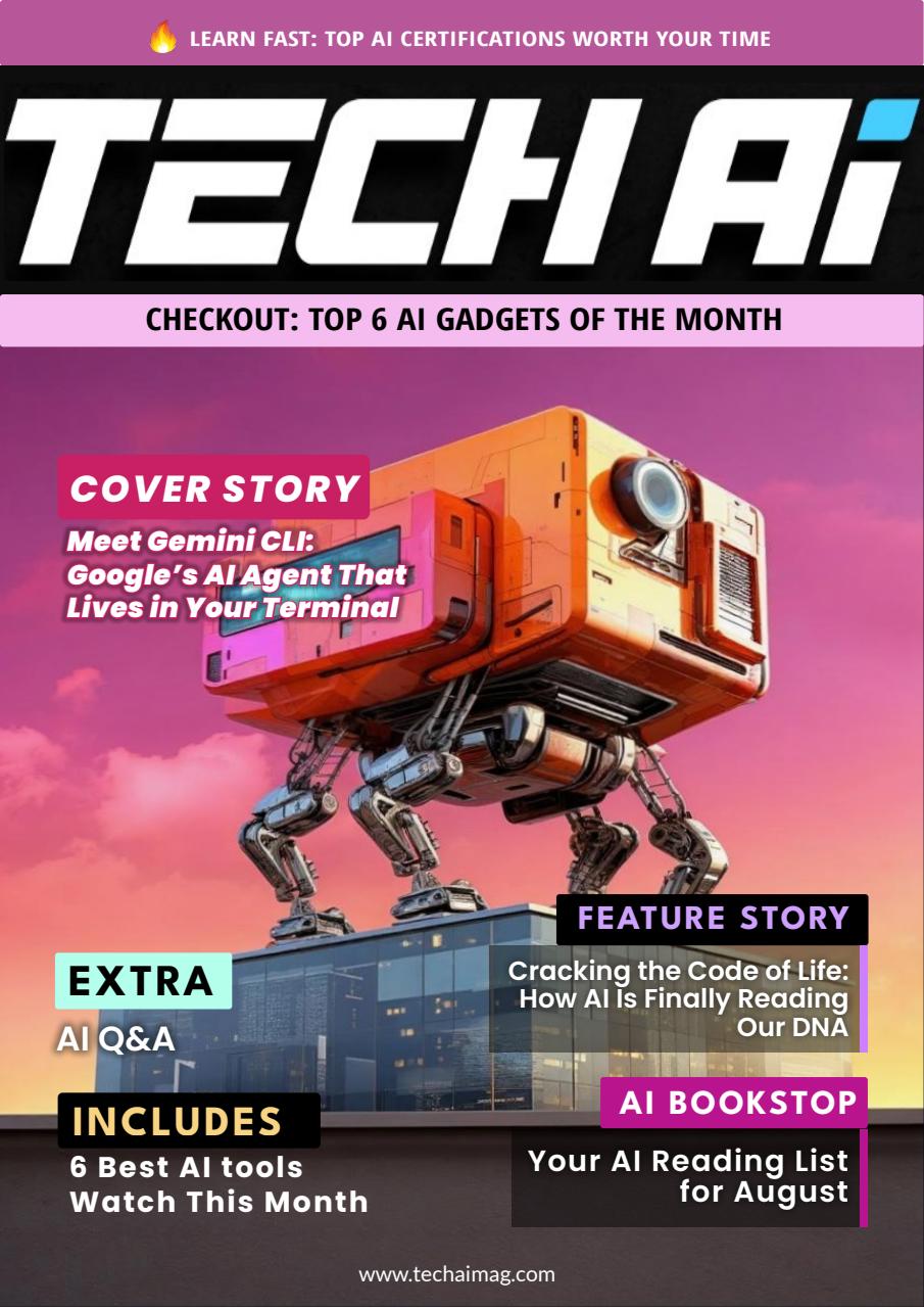 Tech AI Magazine Preview Pages