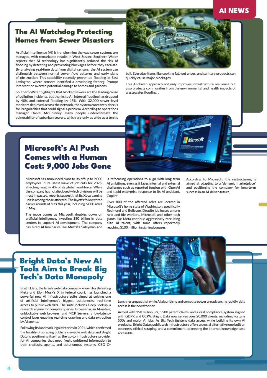 Tech AI Magazine Preview Pages
