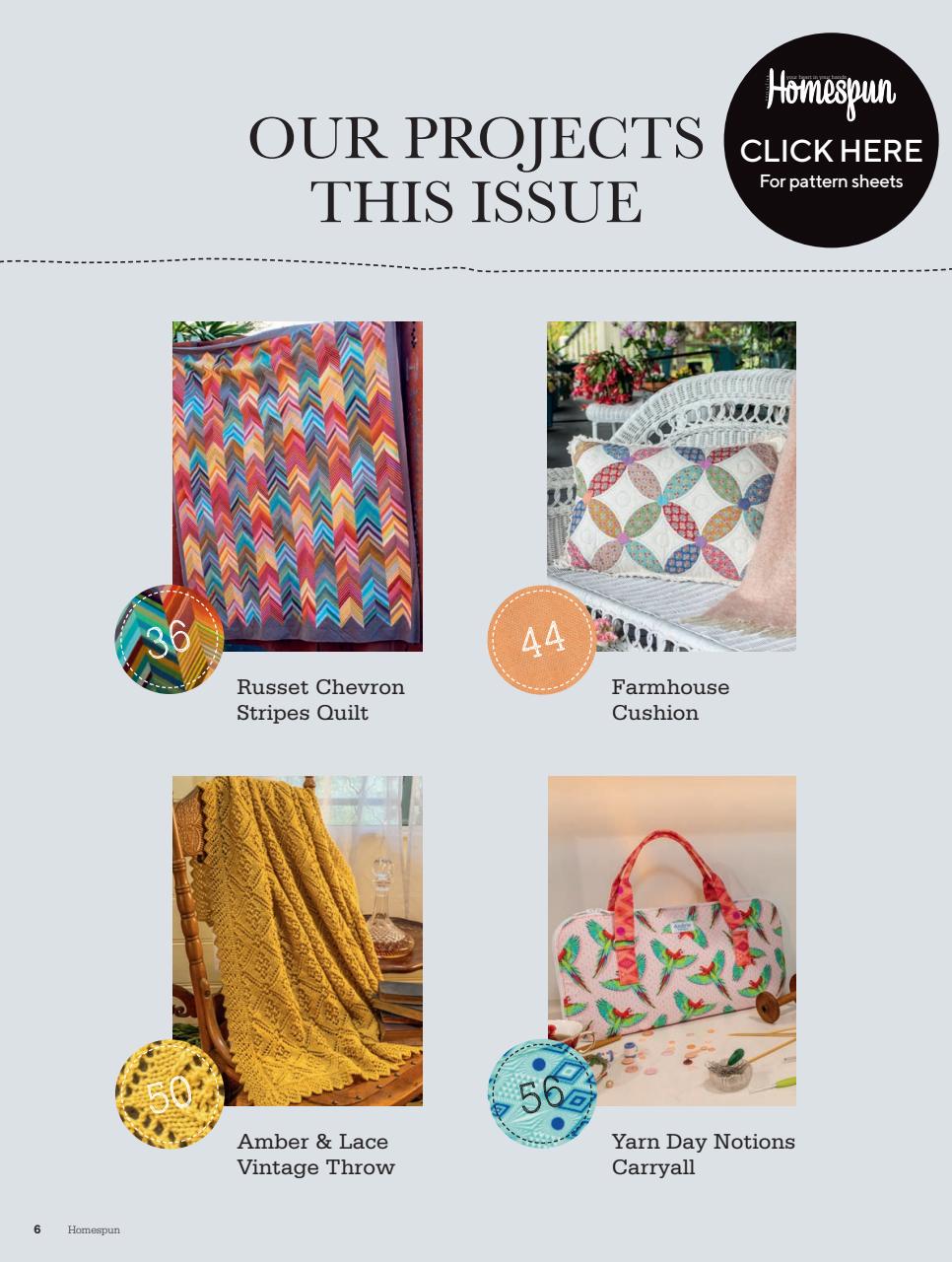 Homespun Preview Pages