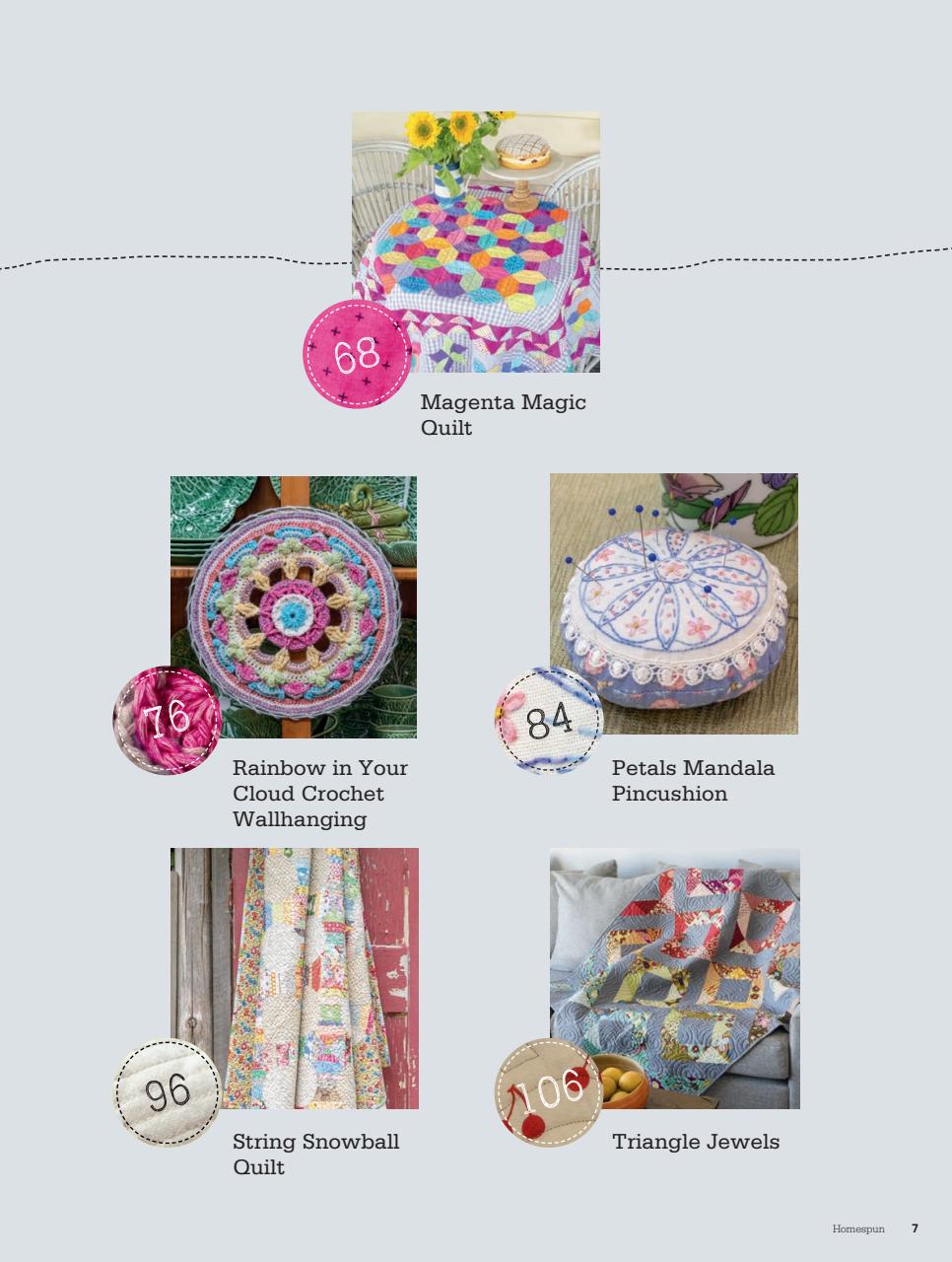 Homespun Preview Pages