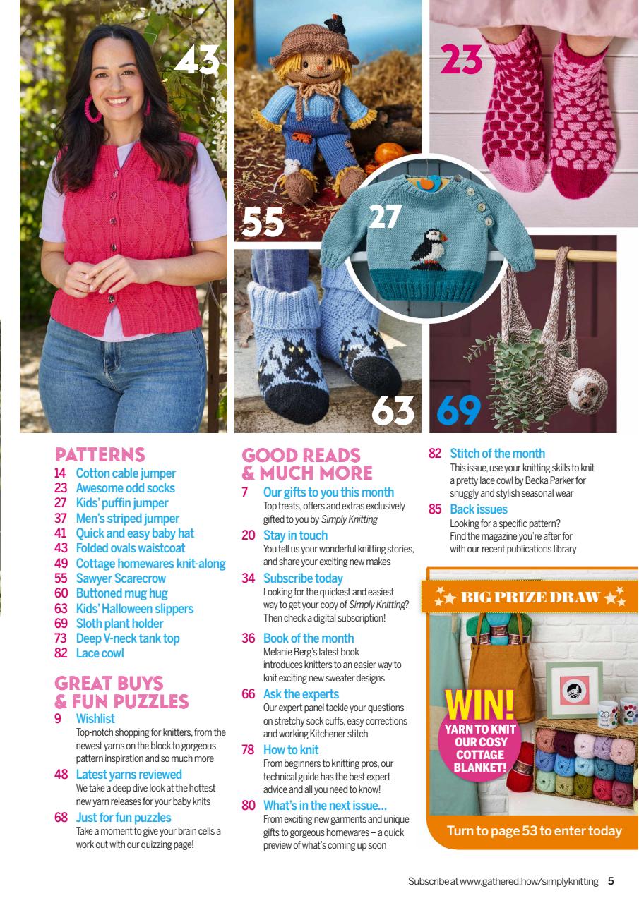 Simply Knitting Preview Pages