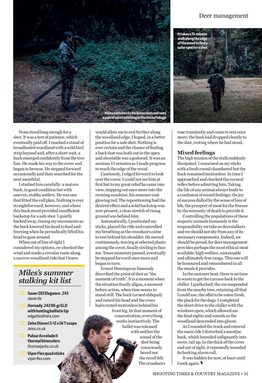 Shooting Times & Country Preview Pages