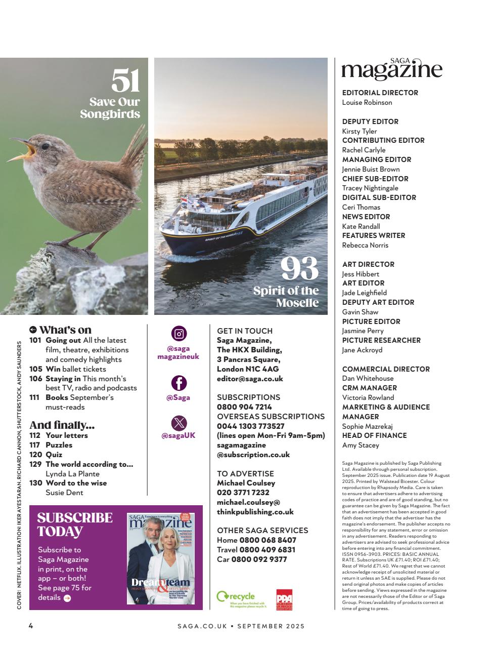 Saga Magazine Preview Pages