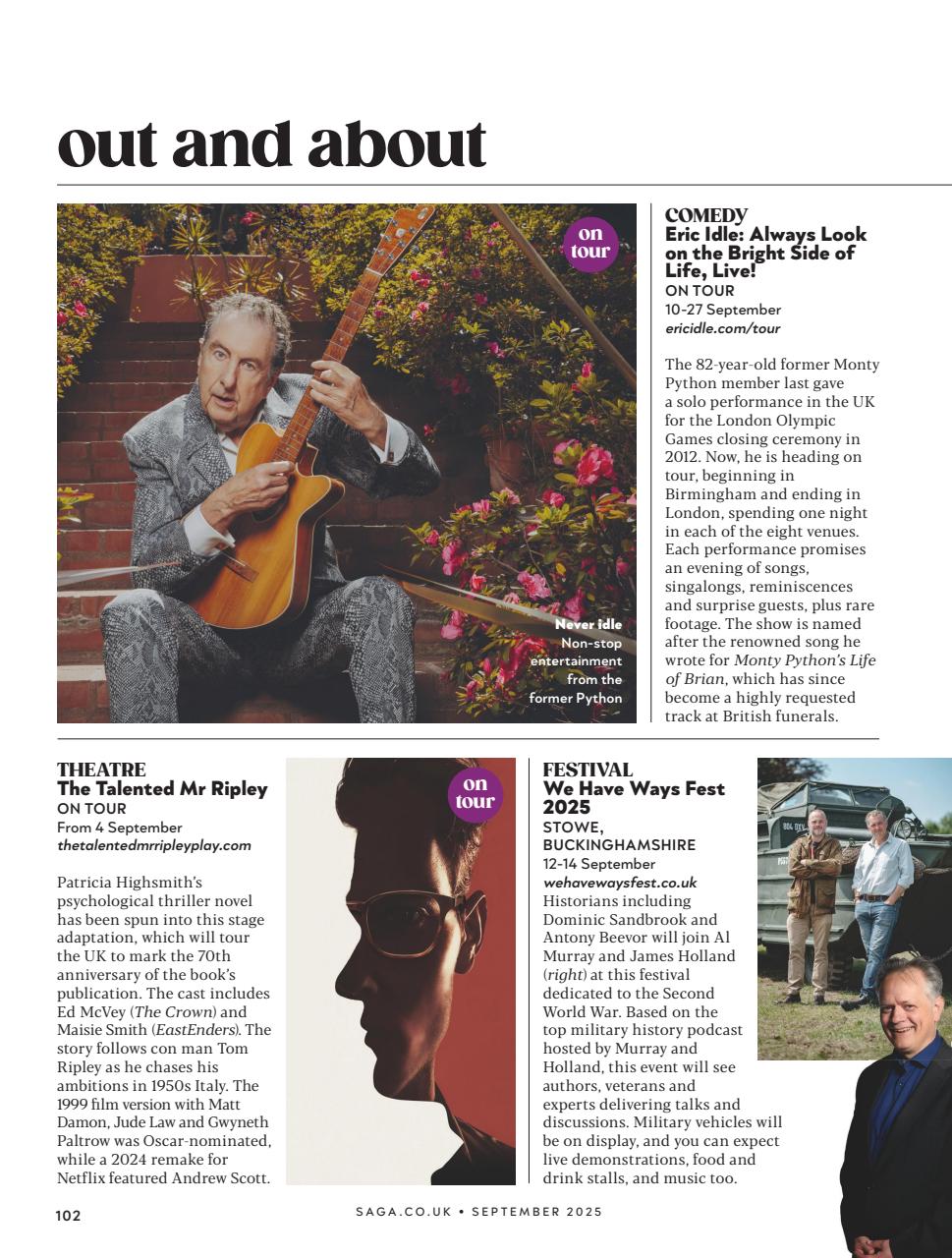 Saga Magazine Preview Pages