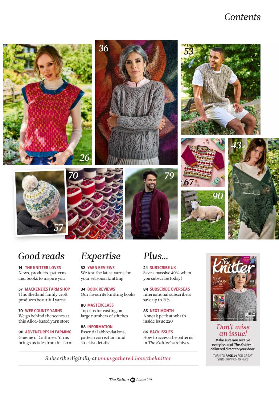 The Knitter Preview Pages