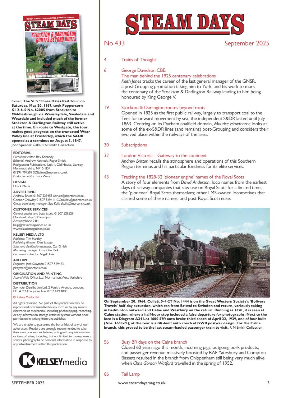 Steam Days Preview Pages