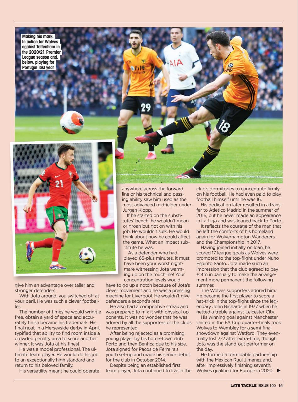 Late Tackle Football Magazine Preview Pages