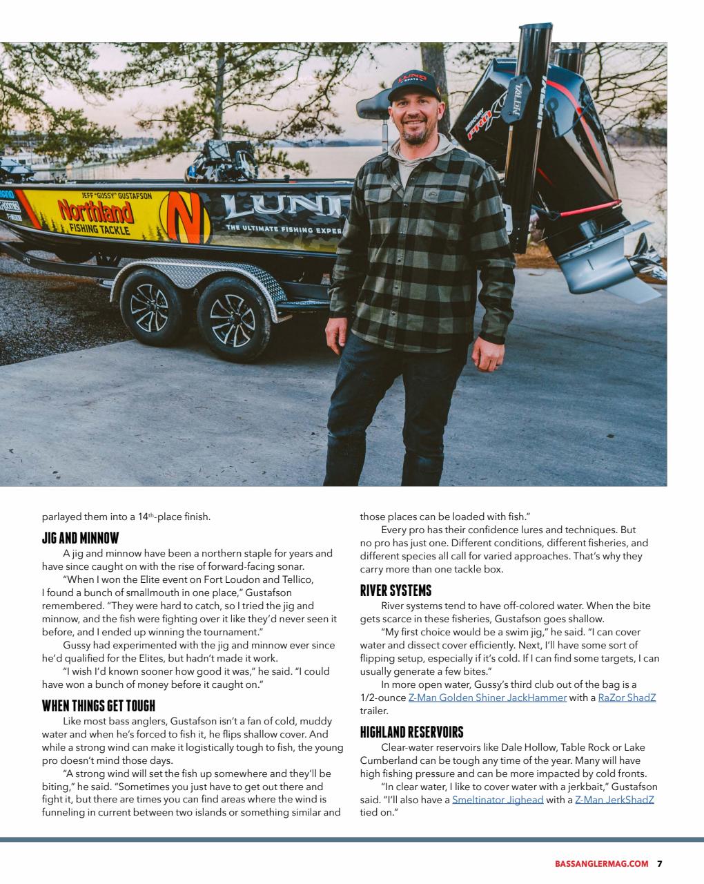 BASS ANGLER MAGAZINE Preview Pages