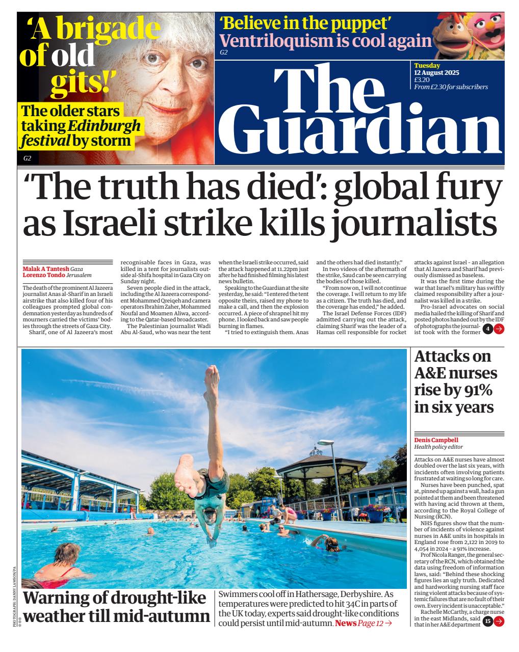 The Guardian Newspaper Preview Pages