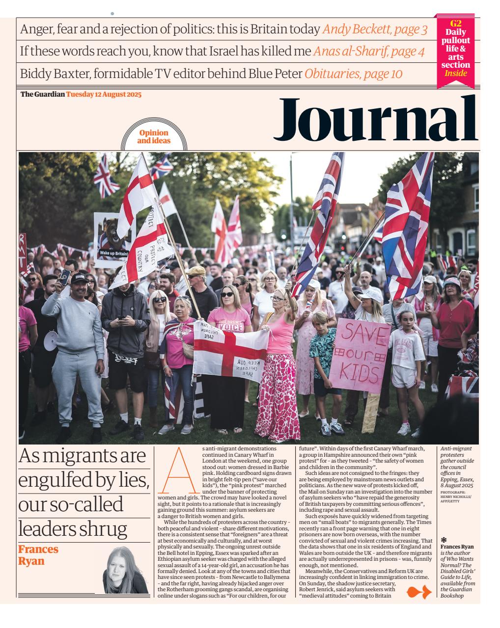 The Guardian Newspaper Preview Pages
