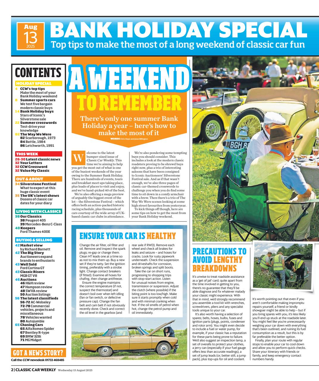 Classic Car Weekly Preview Pages