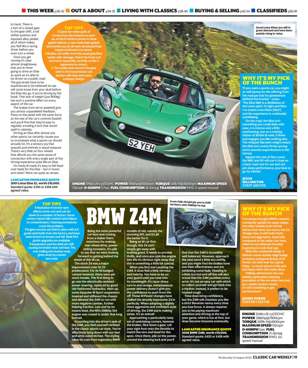 Classic Car Weekly Preview Pages