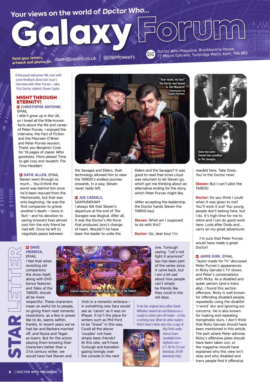 Doctor Who Magazine Preview Pages