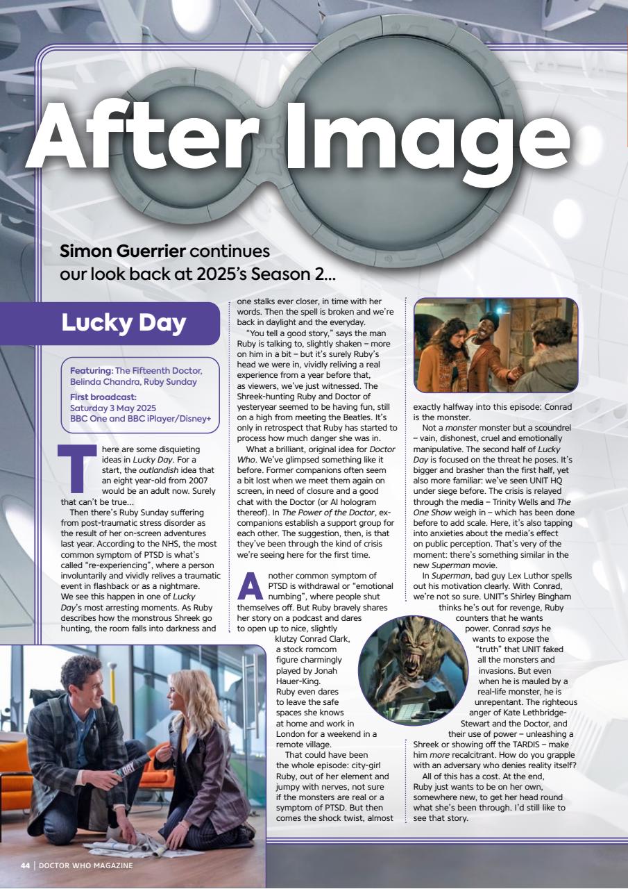 Doctor Who Magazine Preview Pages