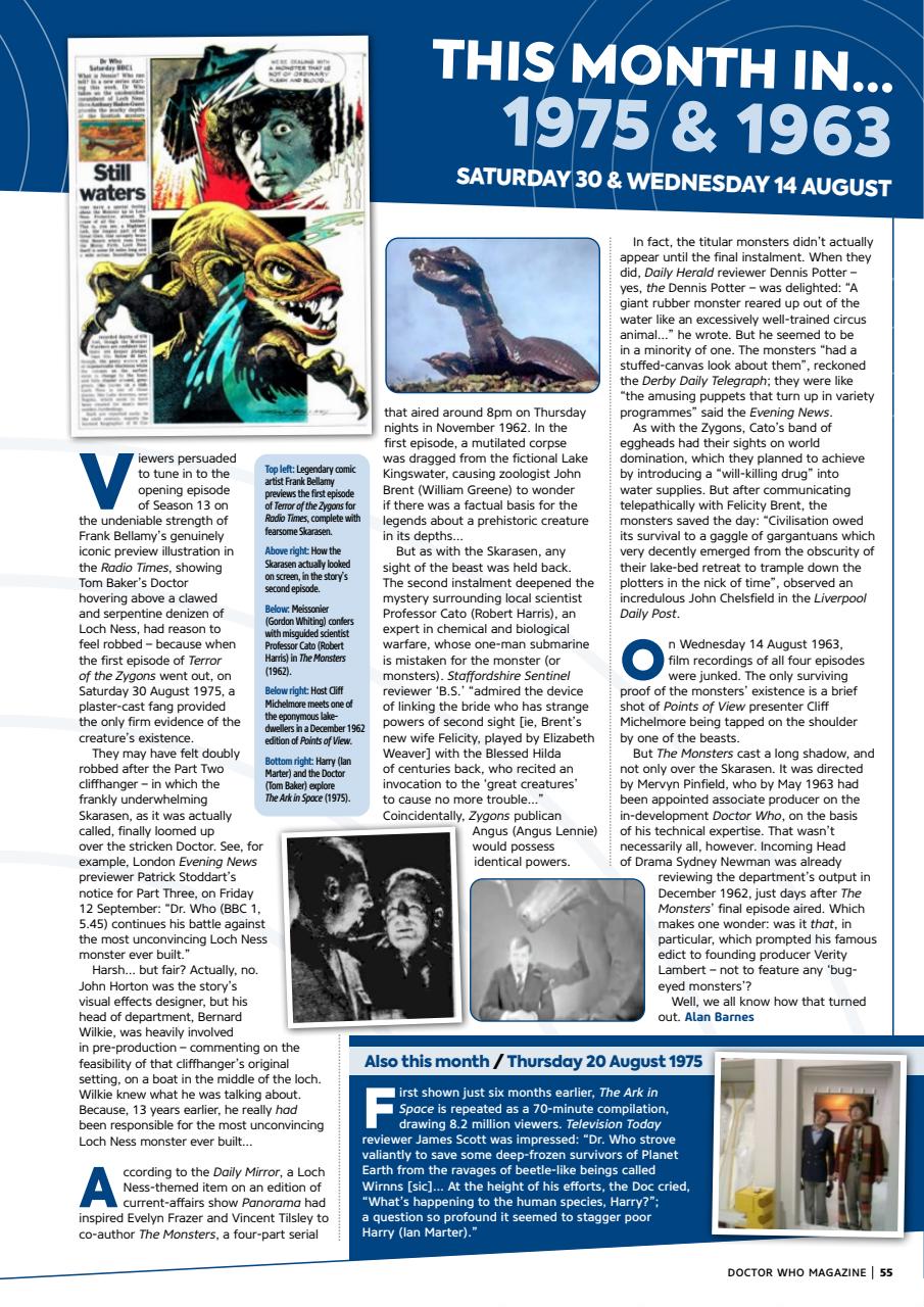 Doctor Who Magazine Preview Pages
