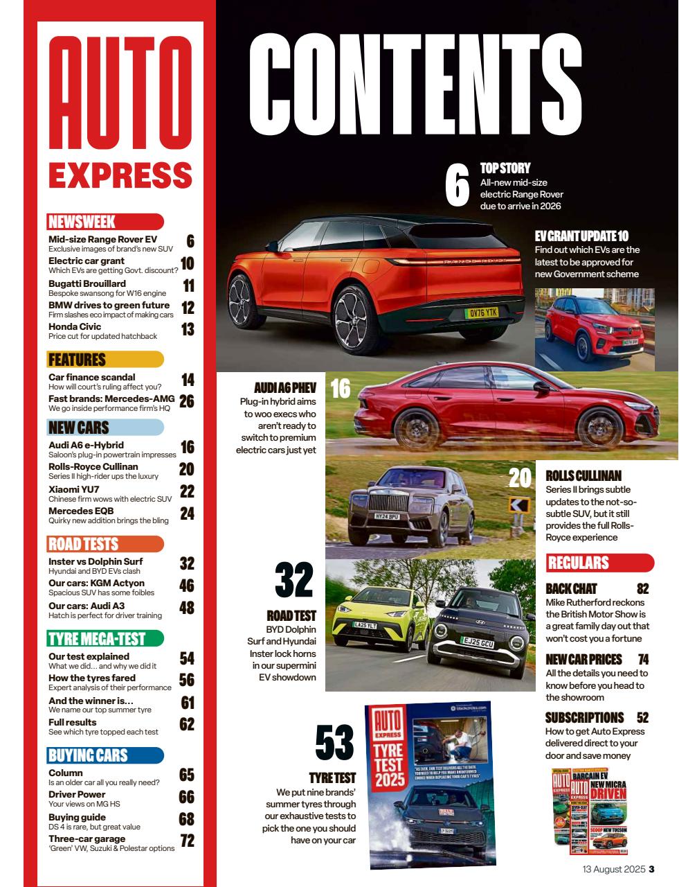 Auto Express Preview Pages