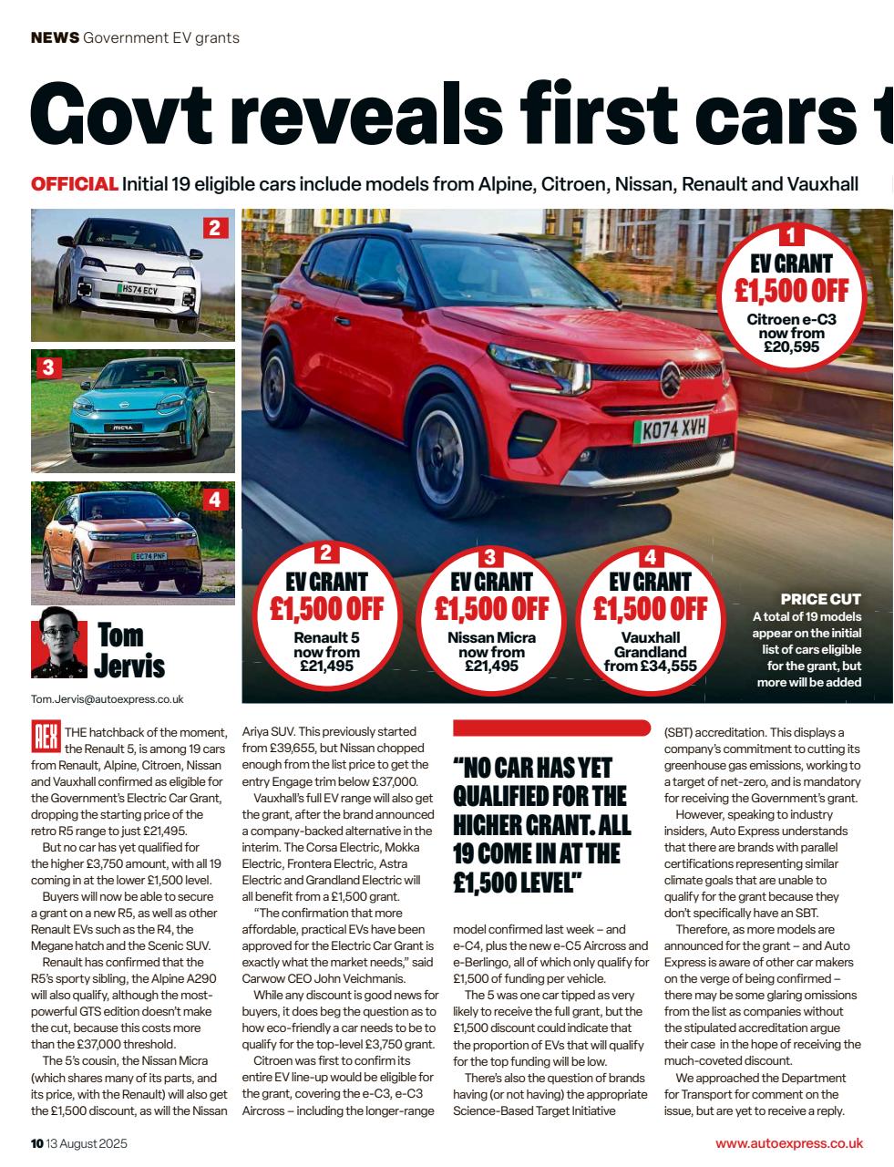 Auto Express Preview Pages