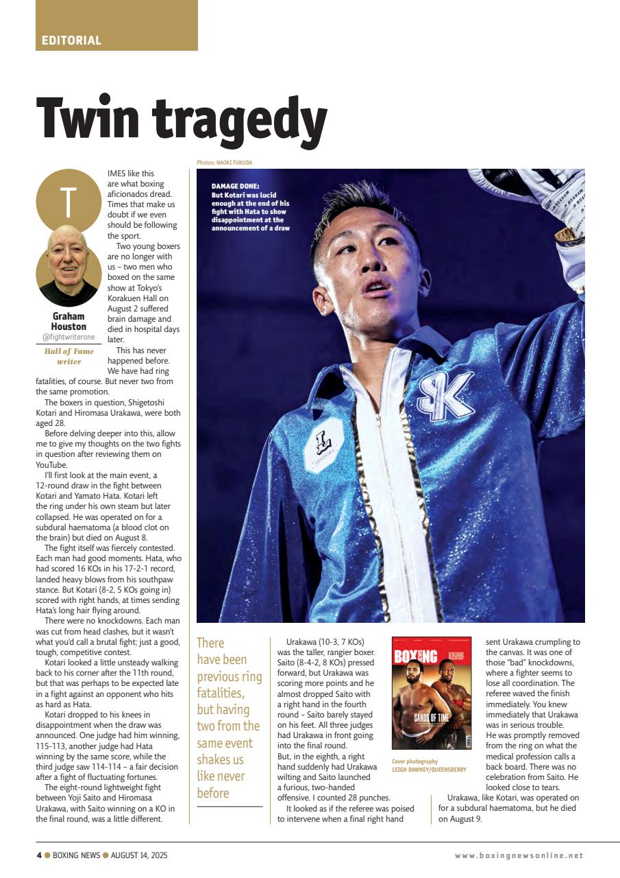 Boxing News Preview Pages