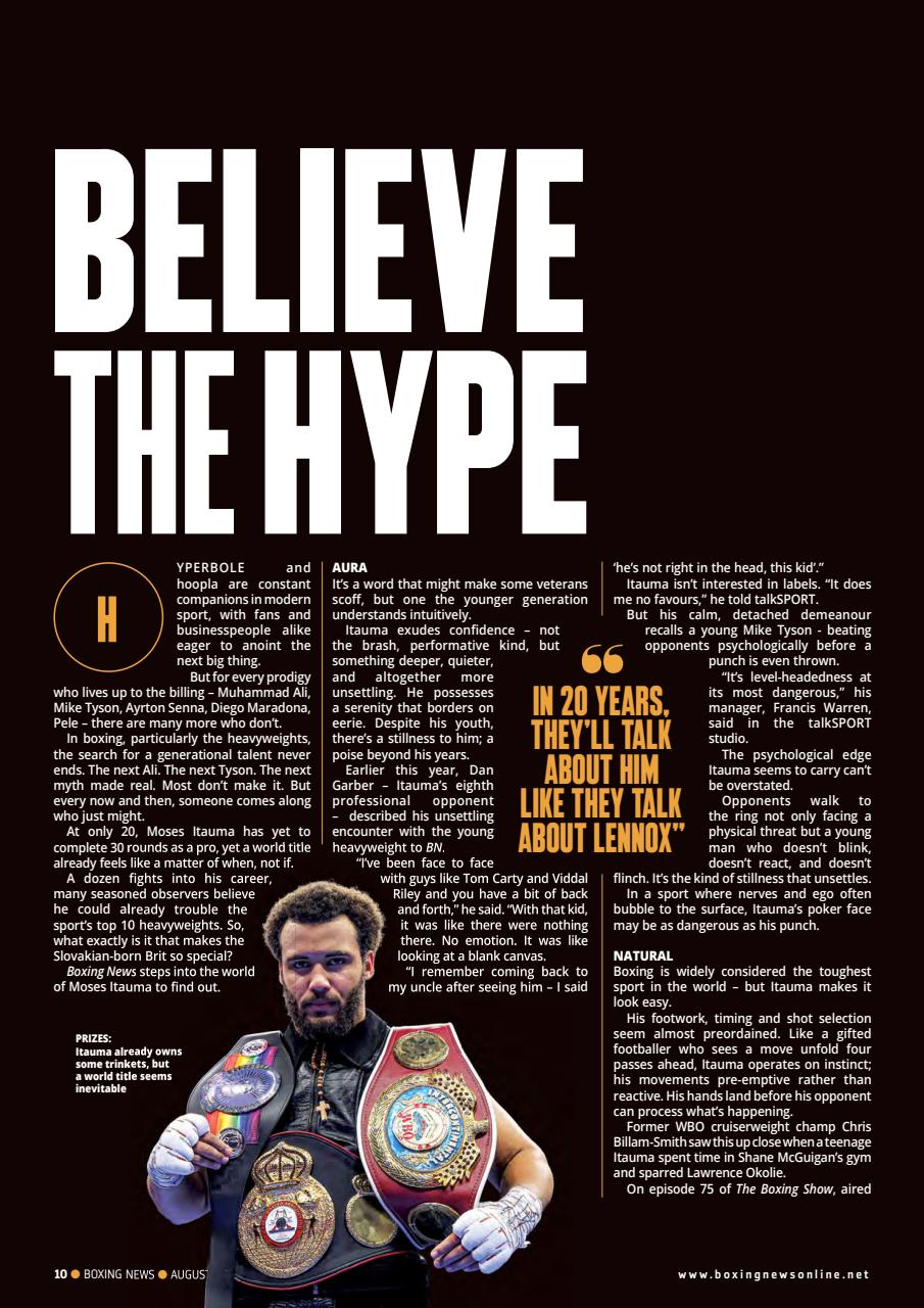 Boxing News Preview Pages