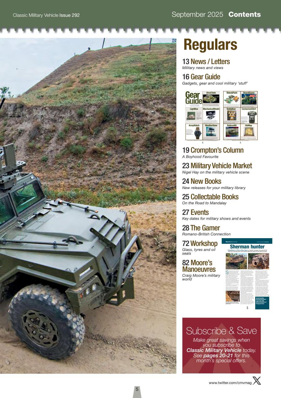 Classic Military Vehicle Preview Pages