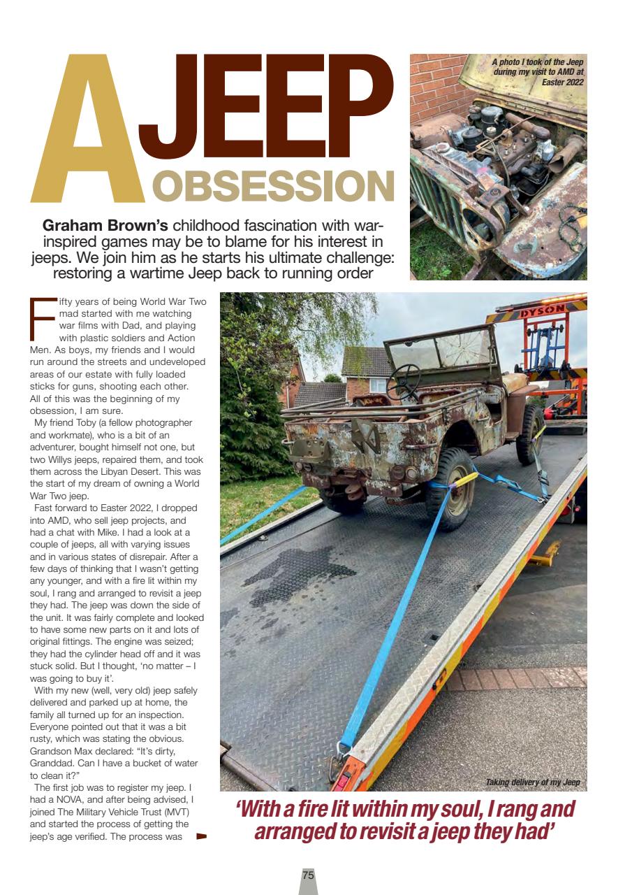 Classic Military Vehicle Preview Pages