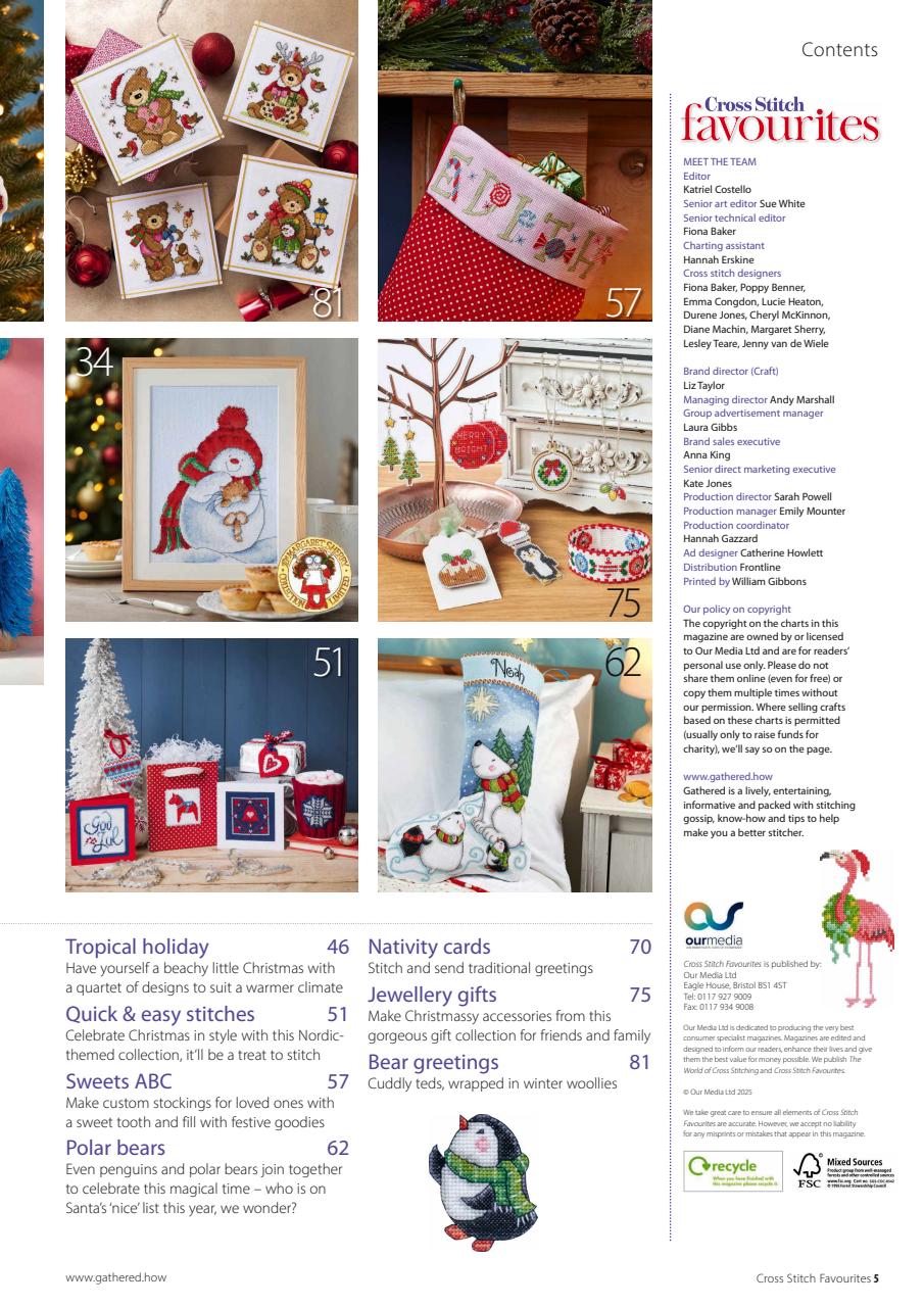 Cross Stitch Favourites Preview Pages