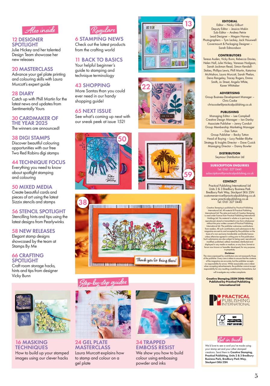 Creative Stamping Preview Pages