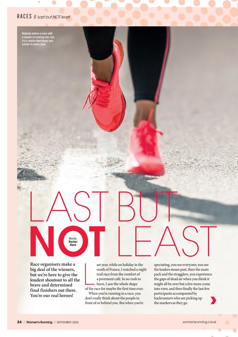Women’s Running Preview Pages