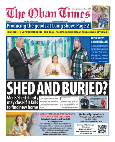 The Oban Times & Lochaber Times issue Thursday, August 14, 2025