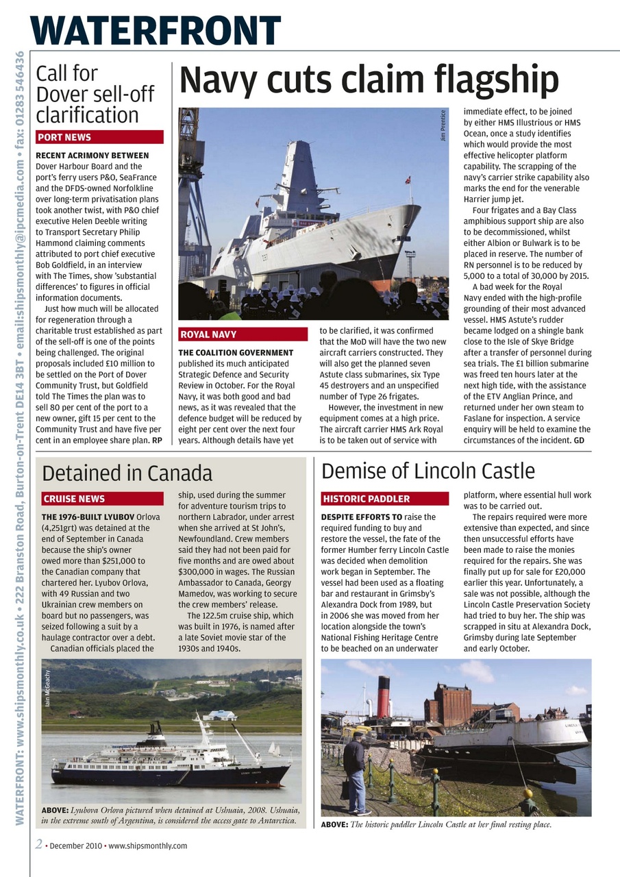Ships Monthly Preview Pages
