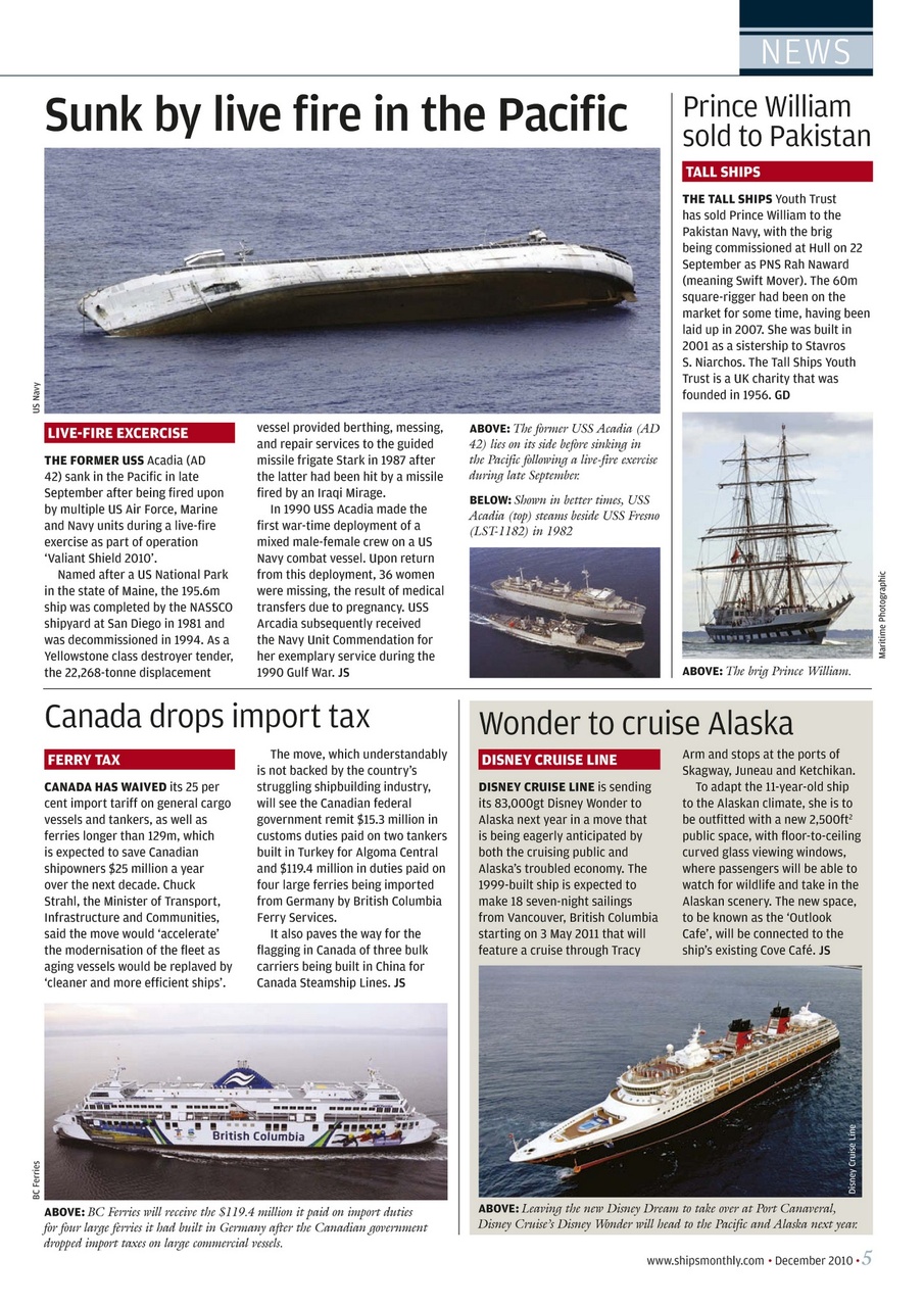 Ships Monthly Preview Pages