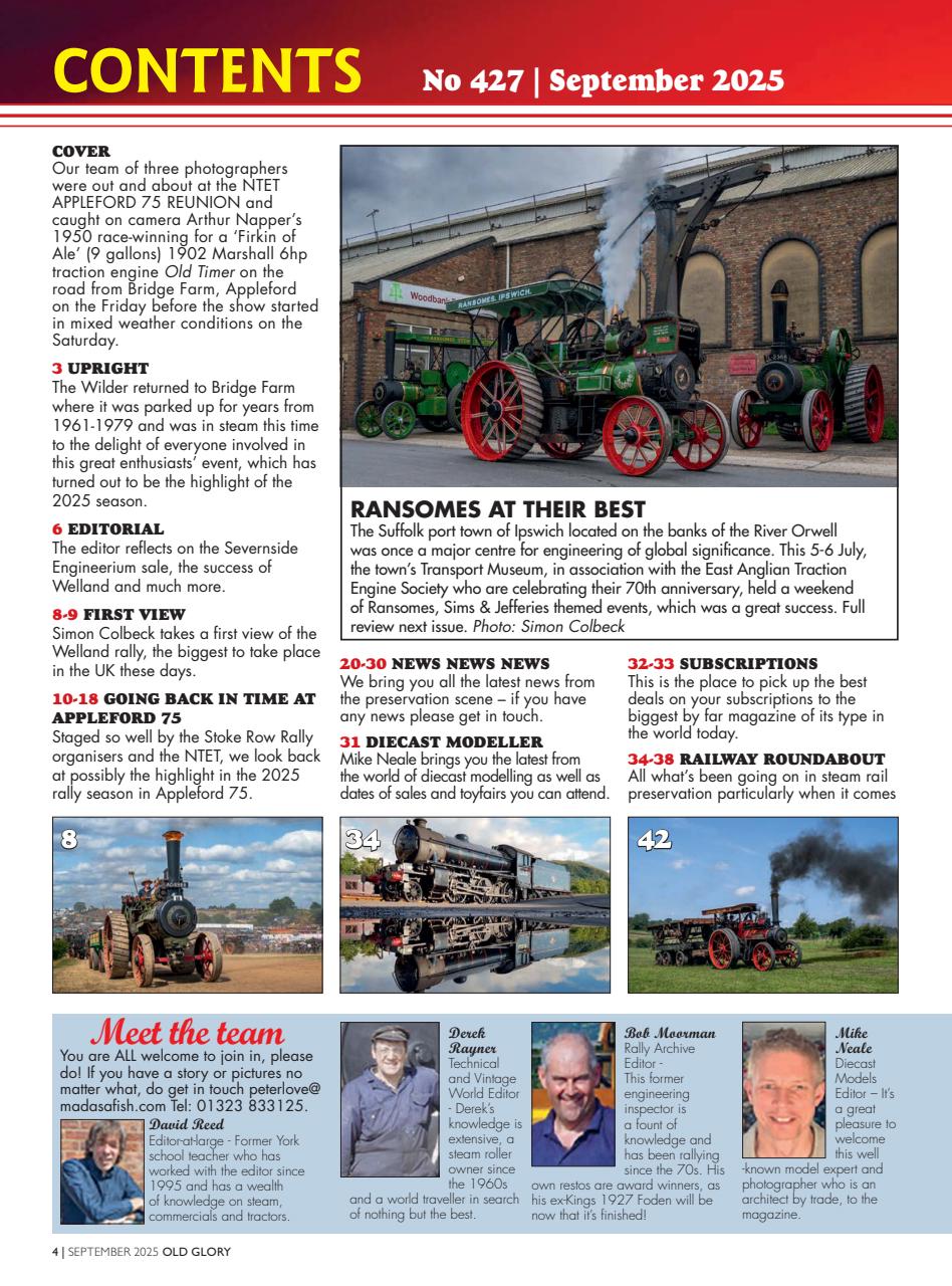 Old Glory Magazine Preview Pages