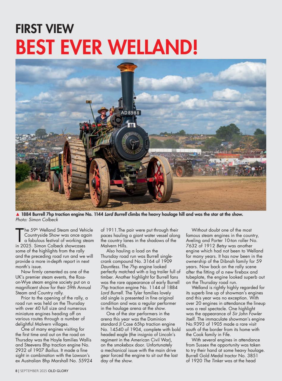 Old Glory Magazine Preview Pages