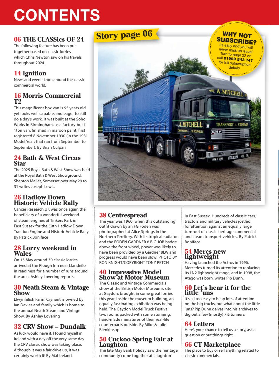 Classic Truck Preview Pages