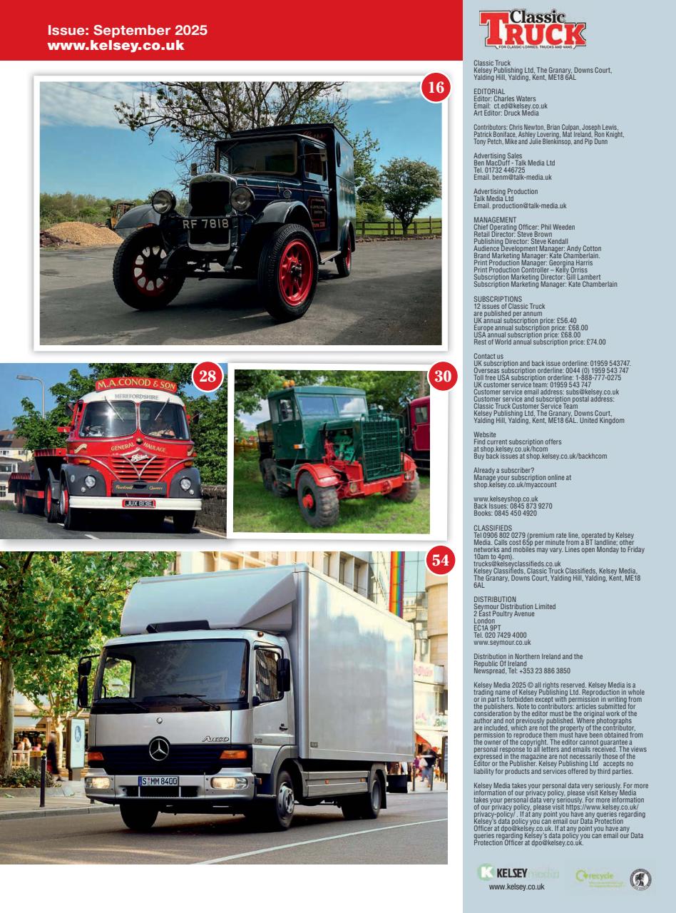 Classic Truck Preview Pages