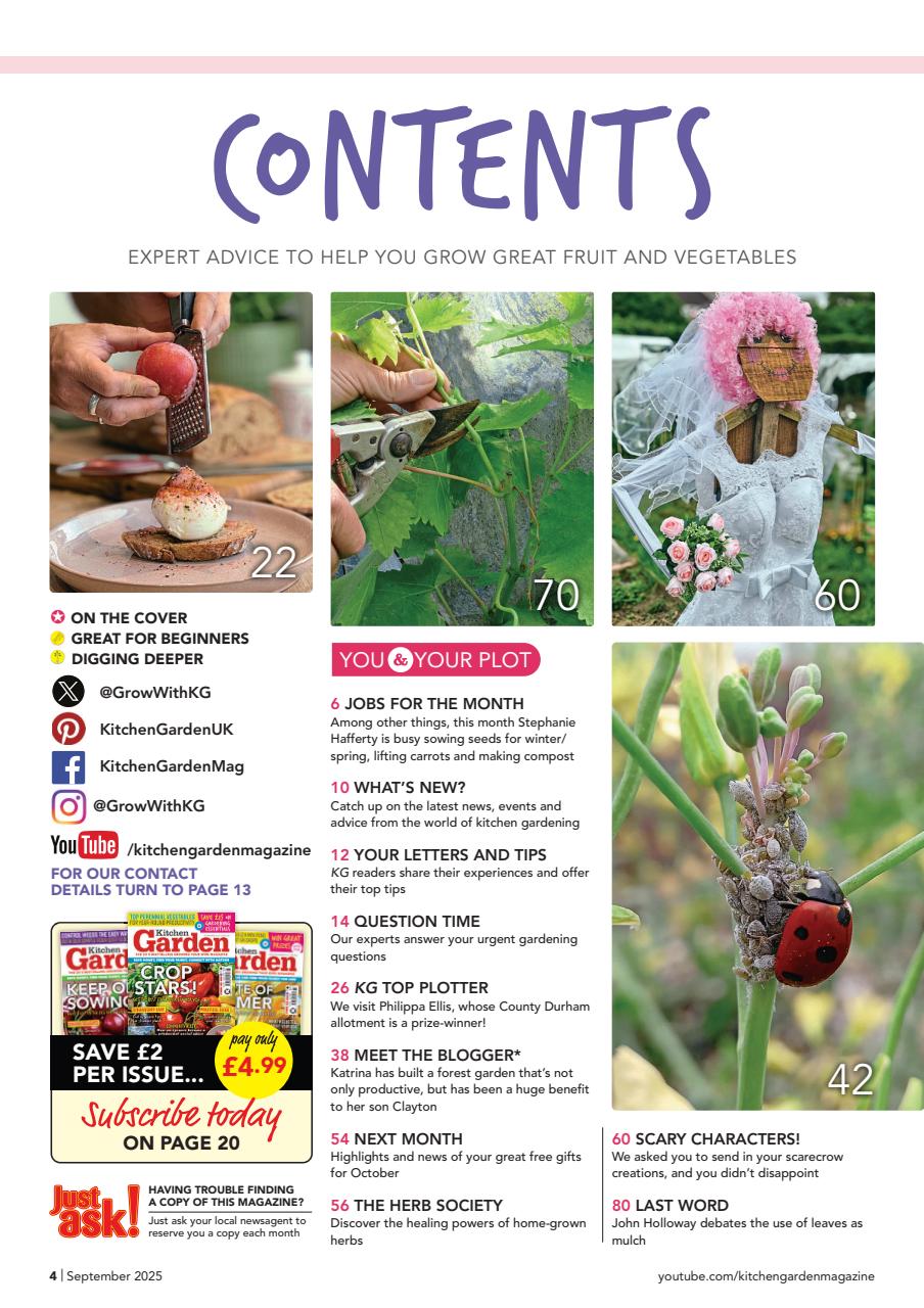 Kitchen Garden Magazine Preview Pages