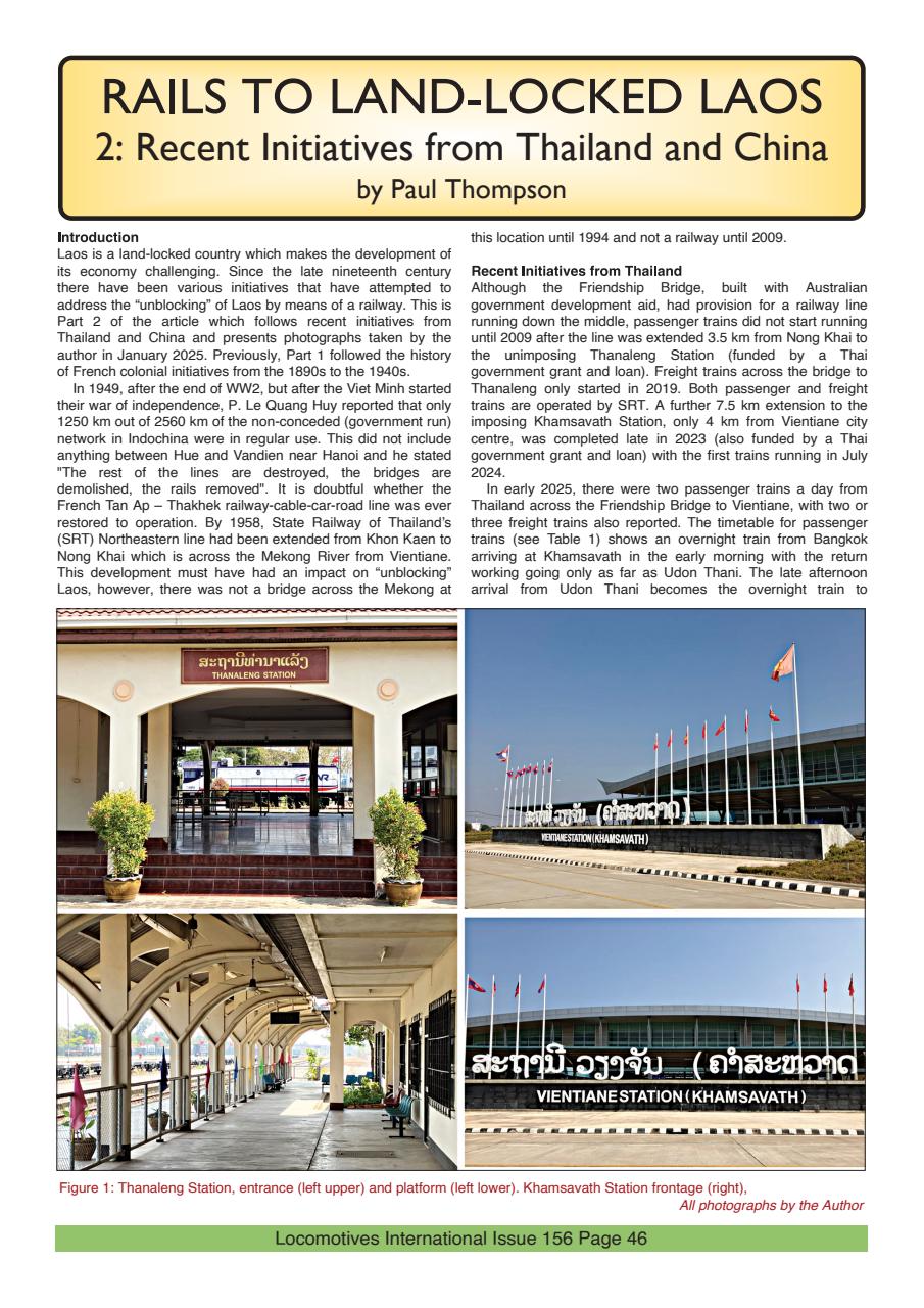 Locomotives International Preview Pages