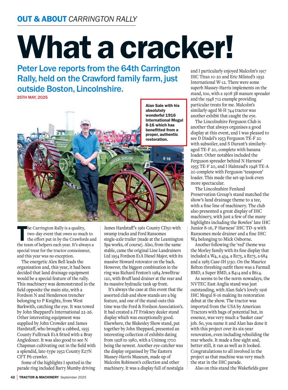 Tractor & Machinery Preview Pages