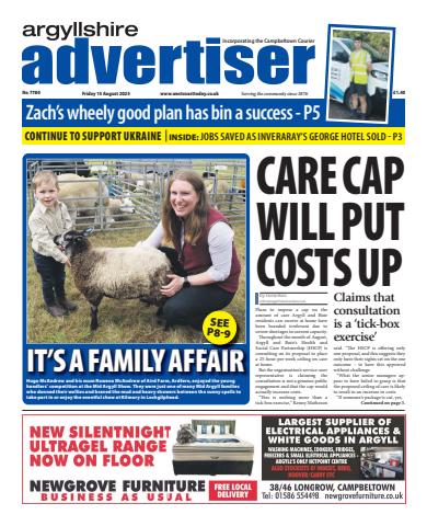 Argyllshire Advertiser issue Friday, August 15, 2025