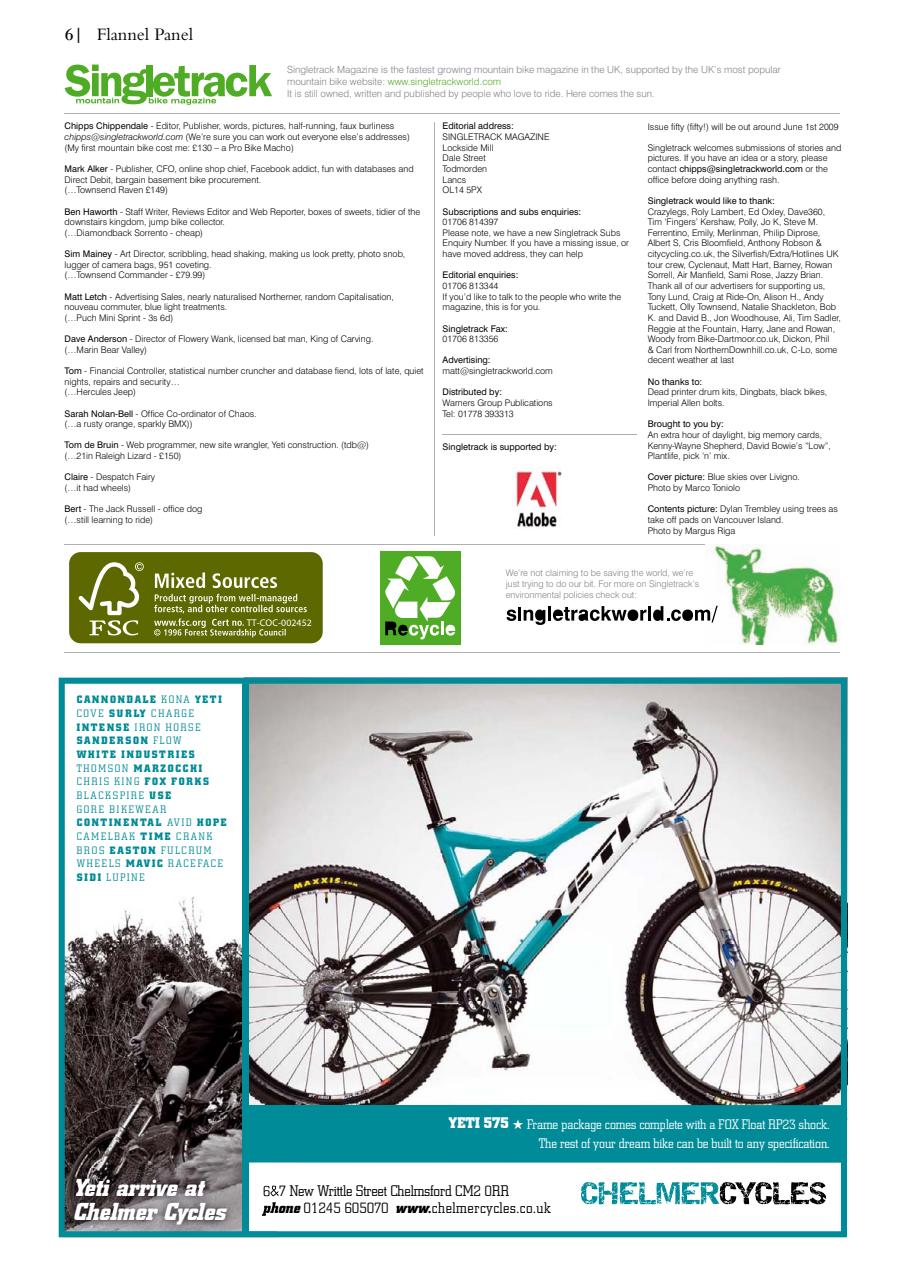 Singletrack Preview Pages