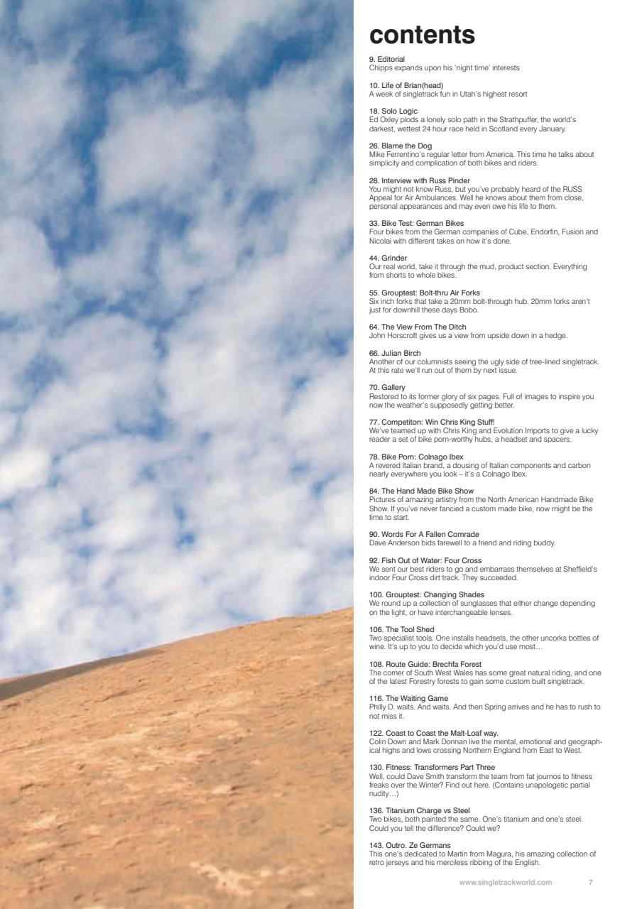 Singletrack Preview Pages