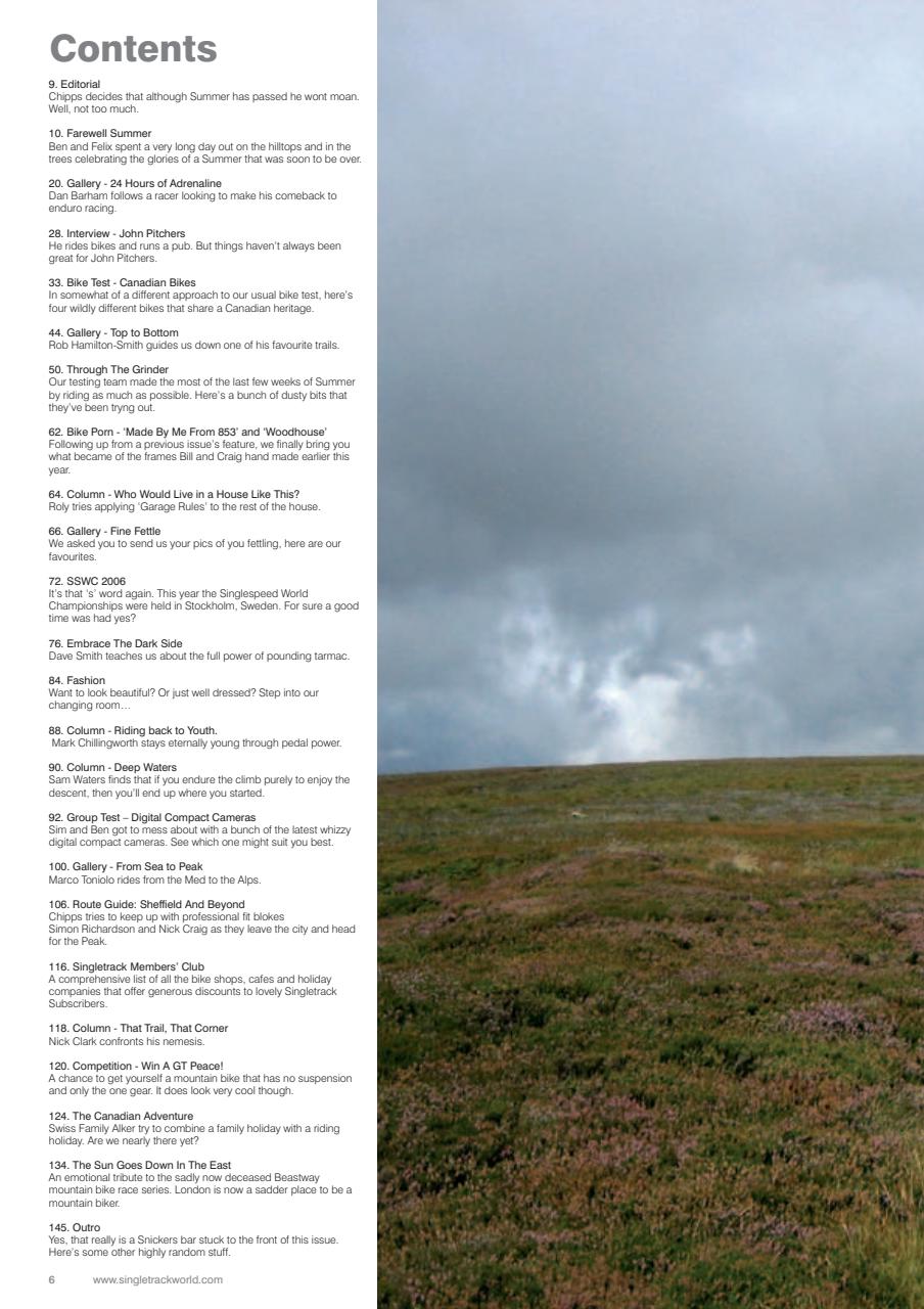 Singletrack Preview Pages