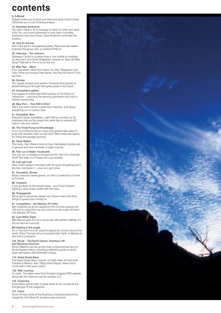 Singletrack Preview Pages