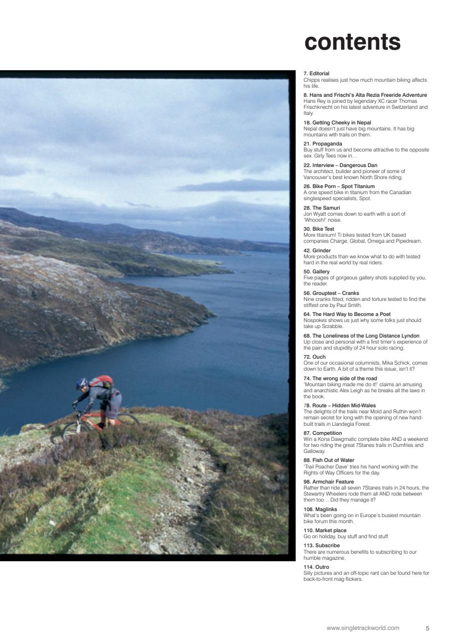 Singletrack Preview Pages