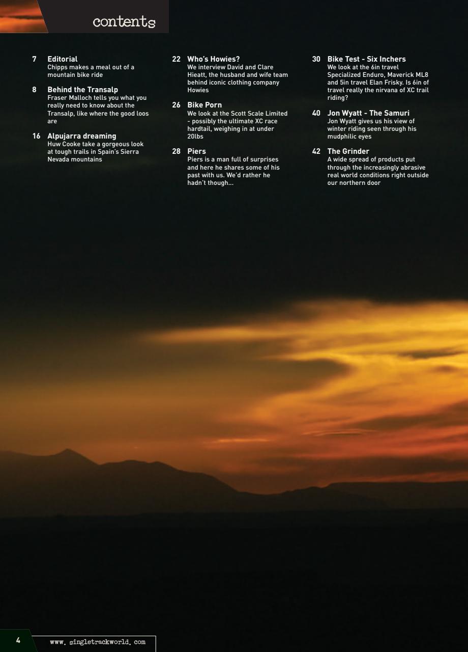 Singletrack Preview Pages