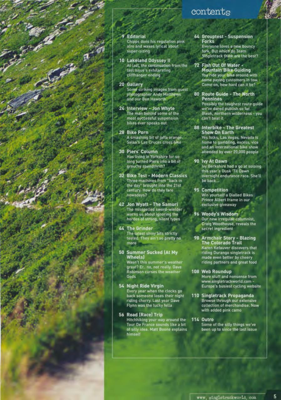 Singletrack Preview Pages