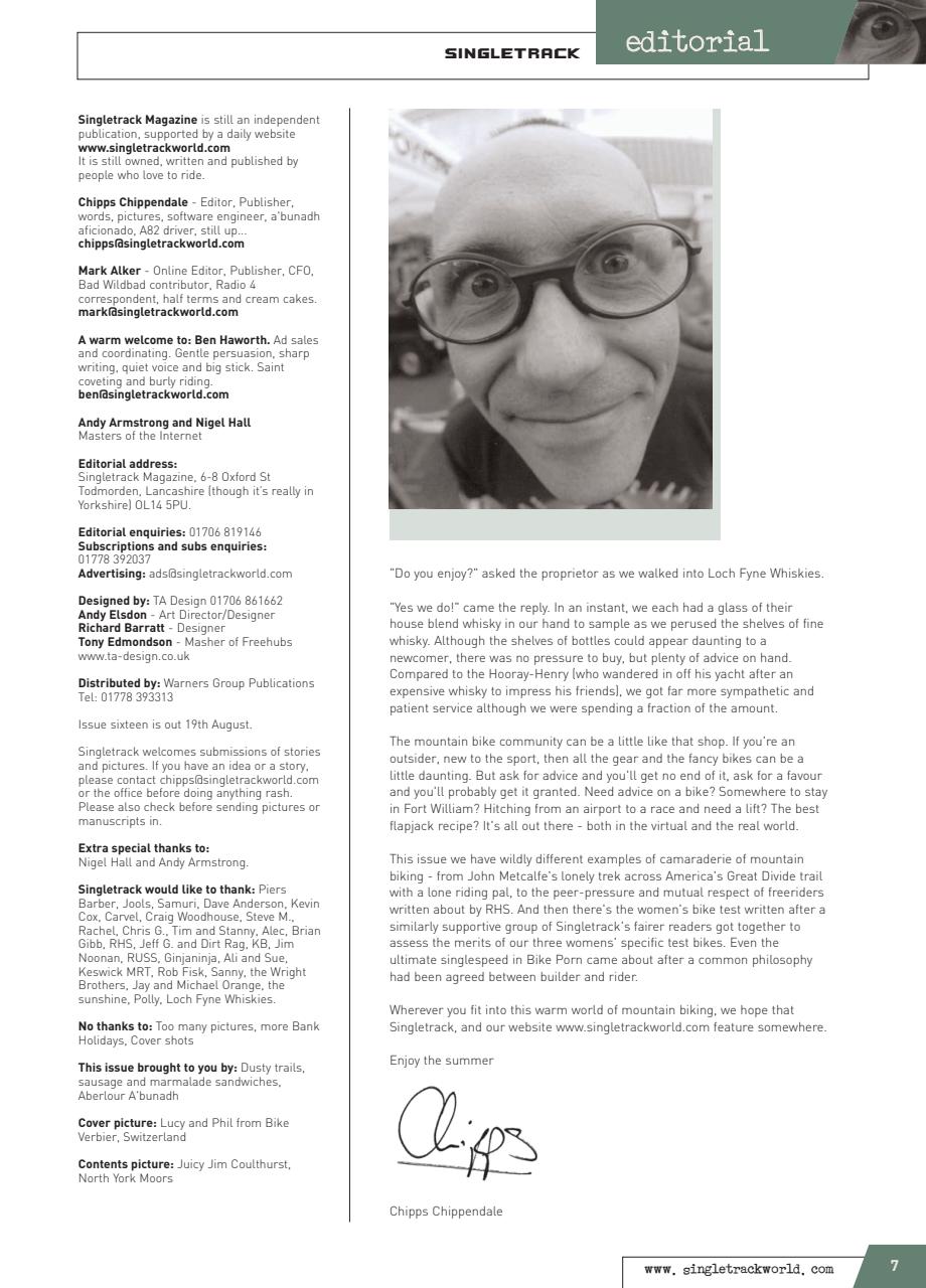 Singletrack Preview Pages