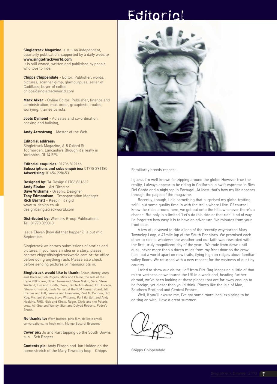 Singletrack Preview Pages