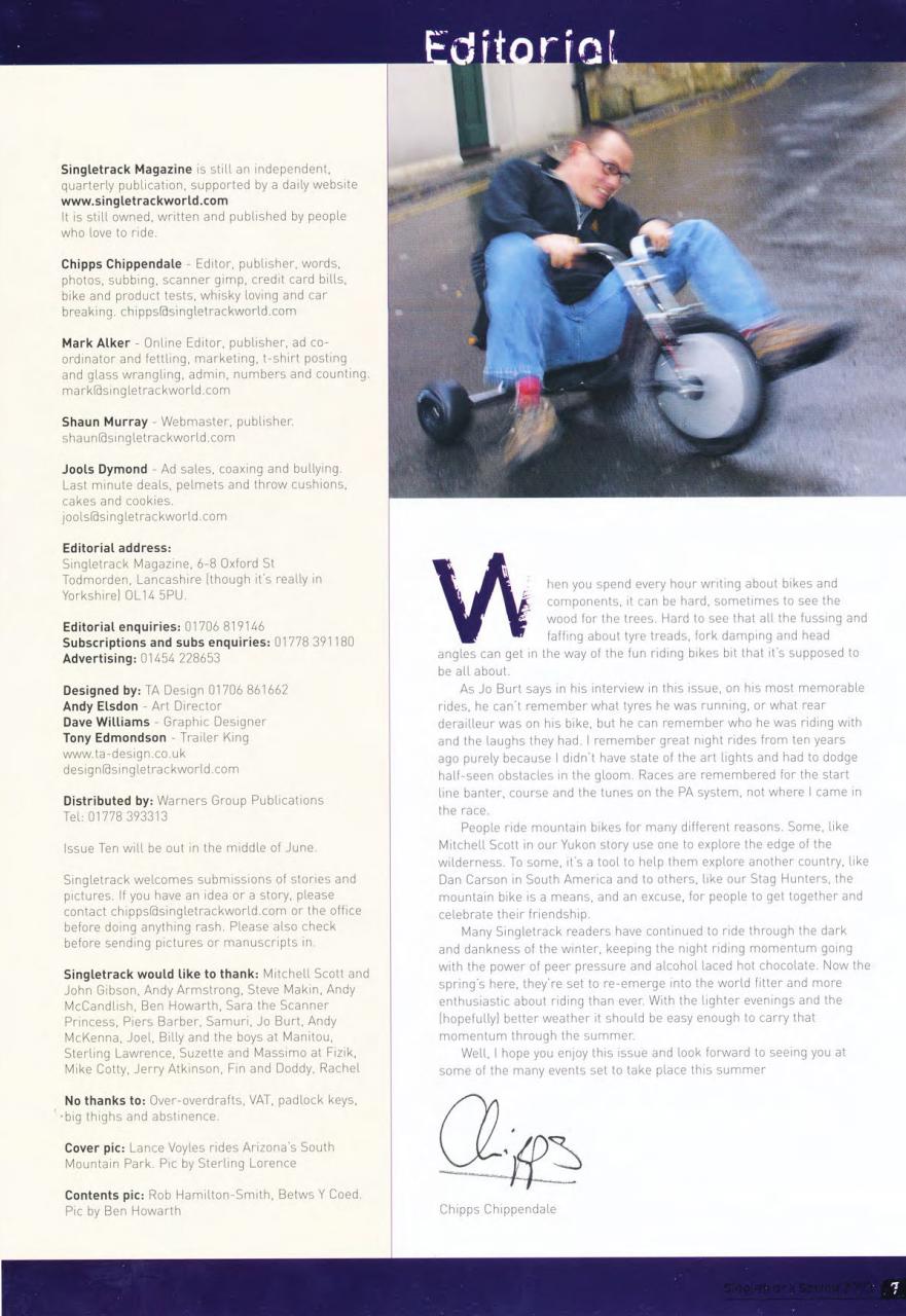 Singletrack Preview Pages