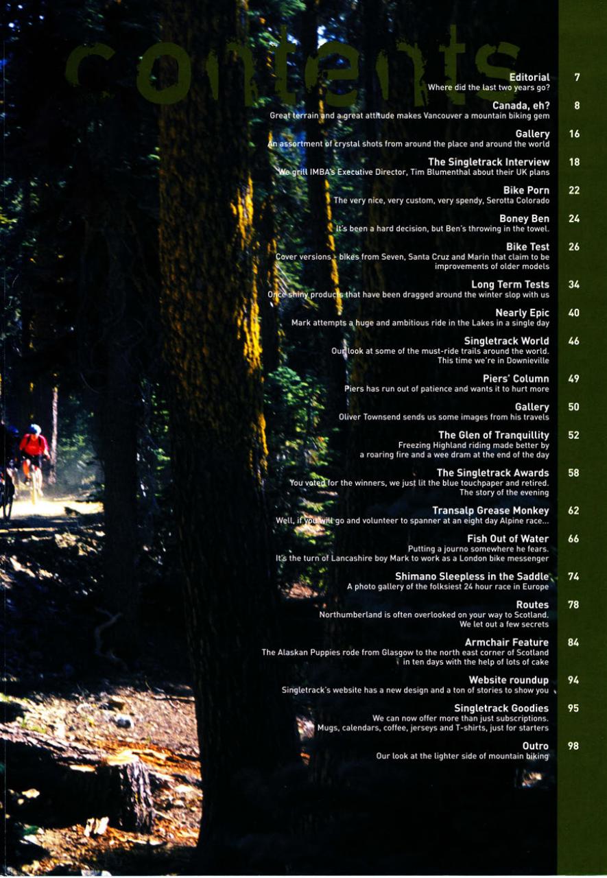 Singletrack Preview Pages